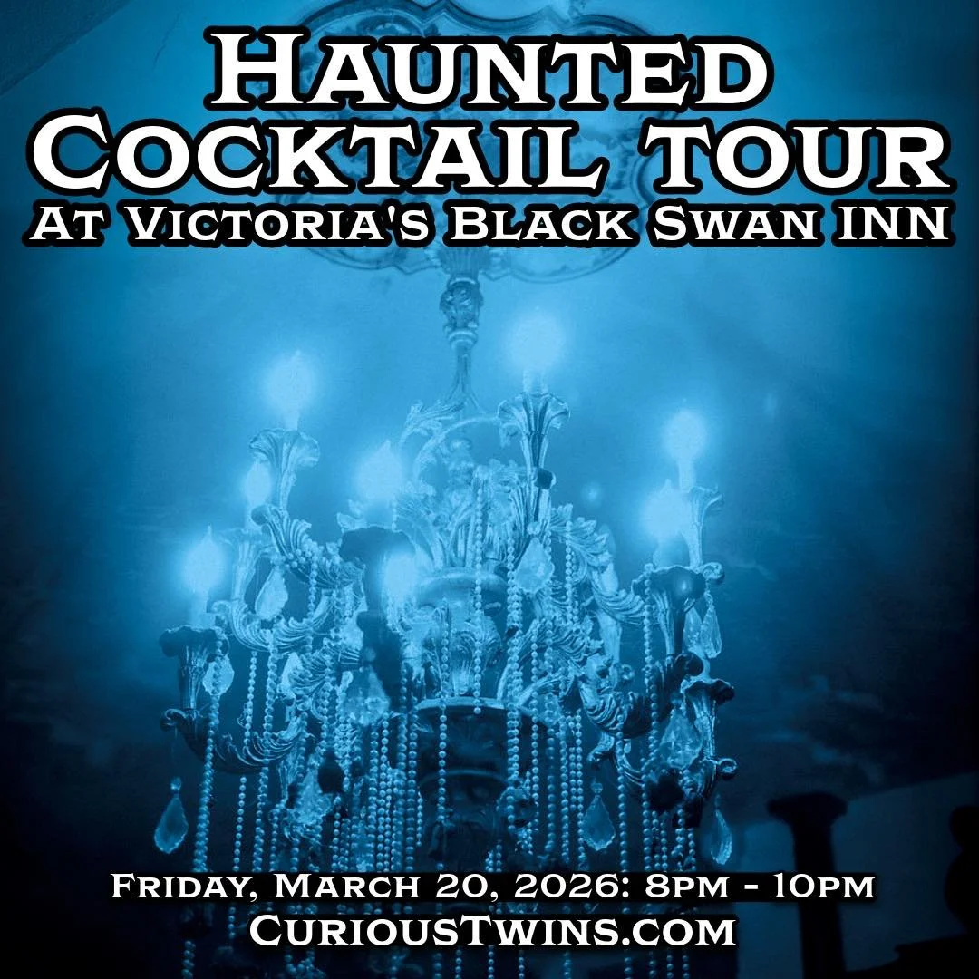 Join us this March 20 for a Haunted Cocktail Tour at the historic and haunted Victoria&rsquo;s Black Swan Inn! Perfect for a date night or an evening out with friends. Tour includes 1 shot to start the tour, and close out the night with 3 refreshing 