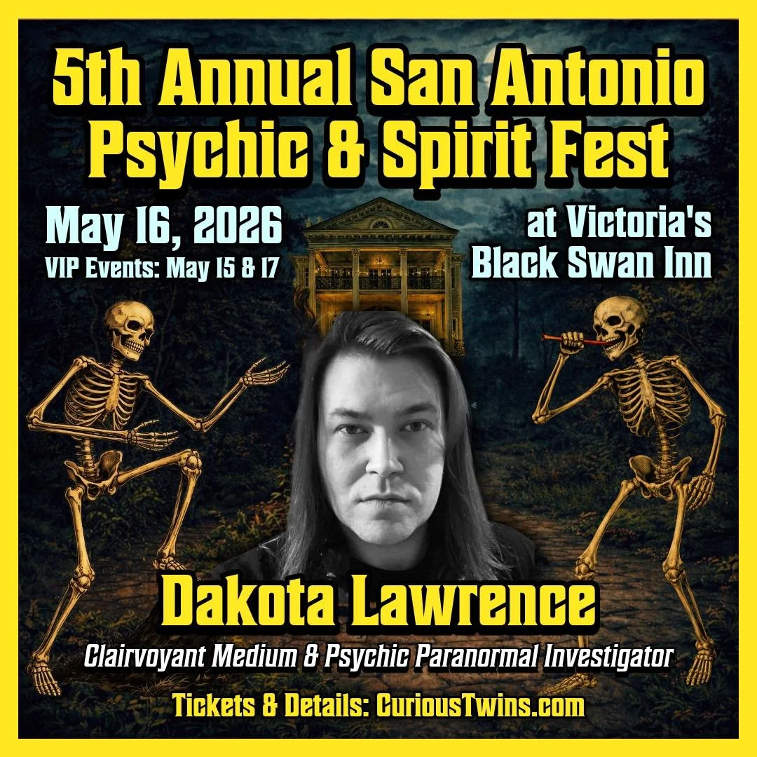 We&rsquo;re excited to welcome Dakota Lawrence (@dakotalawrence) to the Psychic &amp; Spirit Fest as a guest speaker! Dakota is a gifted Clairvoyant Medium and Psychic Paranormal Investigator from Shreveport, Louisiana, who has been reading professio