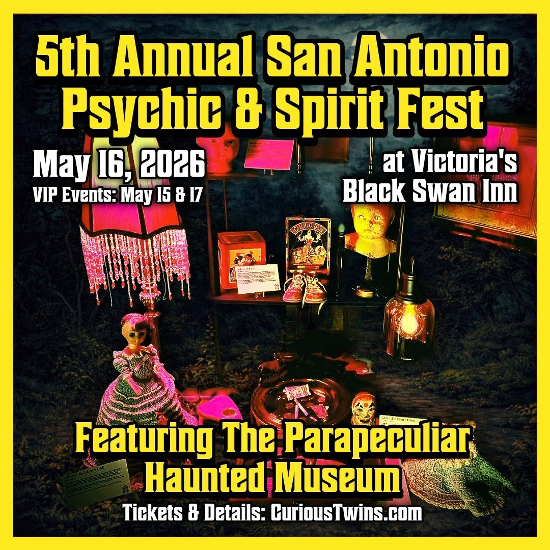 At this year's San Antonio Psychic &amp; Spirit Fest, step inside the historic Victoria&rsquo;s Black Swan Inn for an interactive encounter with the @Parapeculiar Haunted Museum! 

This isn&rsquo;t just a walkthrough&mdash;it&rsquo;s a hands-on inves