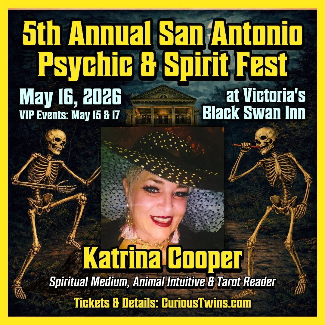 Joining the lineup for this year&rsquo;s Psychic &amp; Spirit Fest is the incredible Katrina Cooper (@katrinaspiritualmedium_)! Katrina is a spiritual medium, animal intuitive, and tarot reader based in Houston, Texas. Operating under "Foreverfr