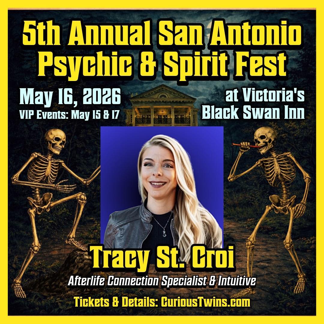 Joining the Psychic &amp; Spirit Fest lineup is Afterlife Connection Specialist and Intuitive, Tracy St. Croi! As the host of the hit streaming series &ldquo;Haunted Road Trips&rdquo; Show, Tracy helps spirits find peace while teaching the living how