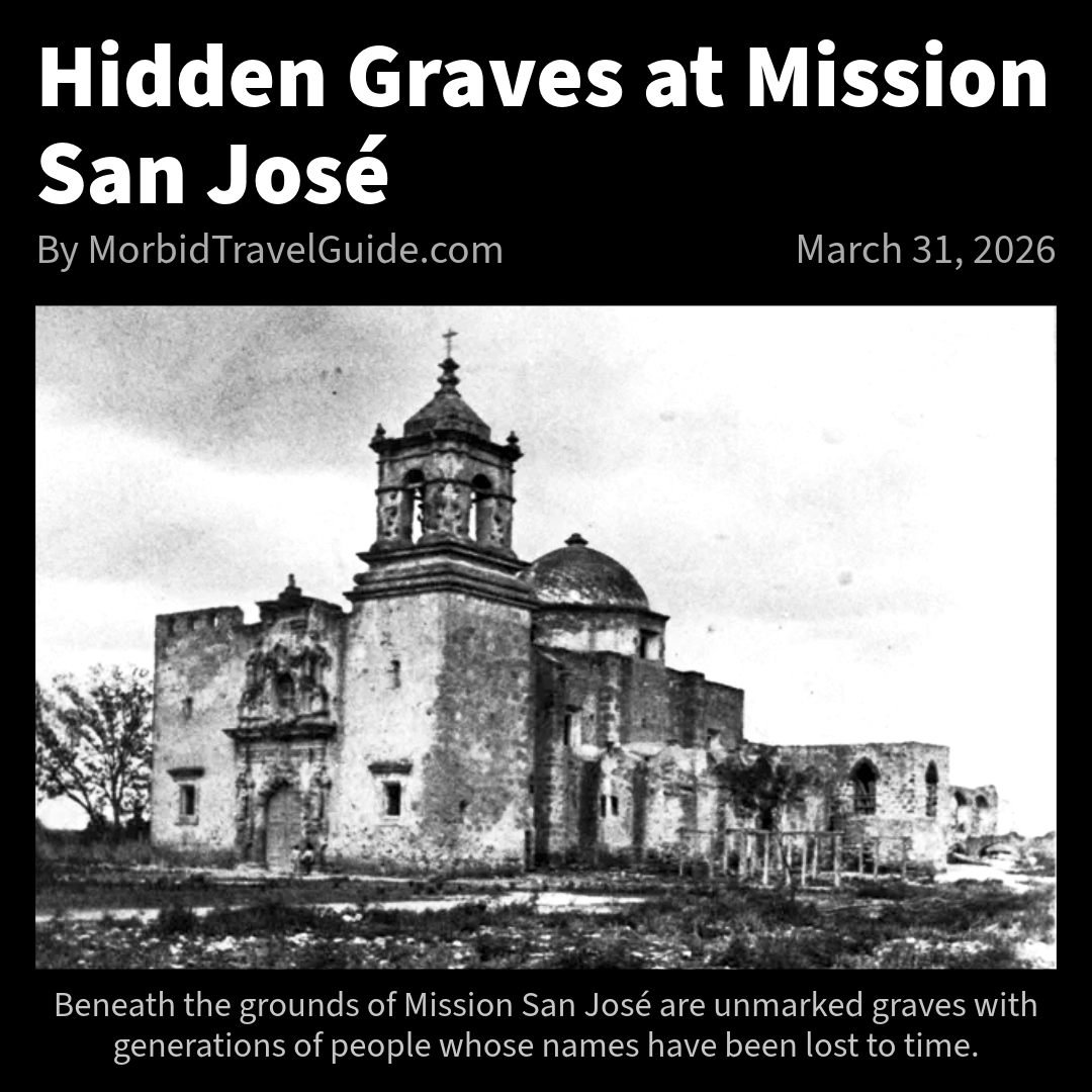 Most people visit Mission San Jos&eacute; for the architectural beauty you can see.
But there&rsquo;s another story here, one that isn&rsquo;t marked or clearly pointed out.
Beneath the grounds are unmarked graves, generations of people whose names h
