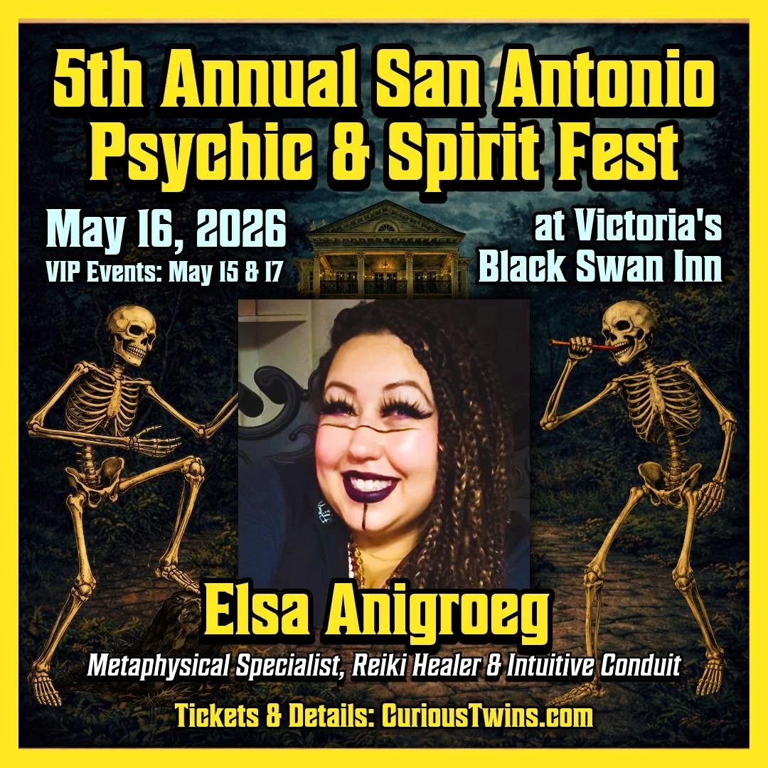 We are thrilled to welcome Elsa Anigroeg (@elsaanigroeg) to the Psychic &amp; Spirit Fest stage, a full-time metaphysical specialist and renowned Ayurvedic Healer based right here in San Antonio! 

In her presentation, "Nerdy Tarot," Elsa e