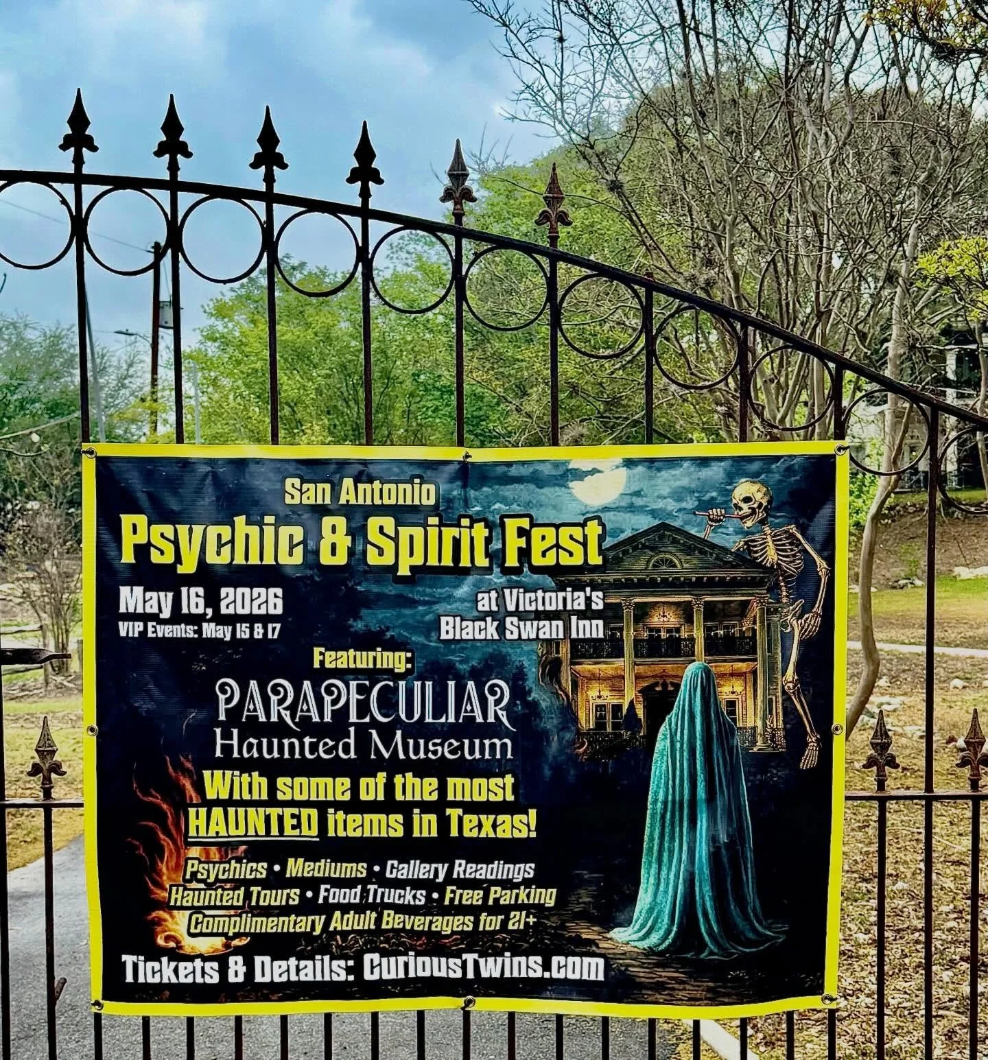 If you&rsquo;re driving down Holbrook you might notice our New Psychic and Spirit Fest banner at @victoriasblackswaninn. We hope you join us for this one of a kind nighttime experience! 

Psychic and Spirit Fest is a space where you can explore the u
