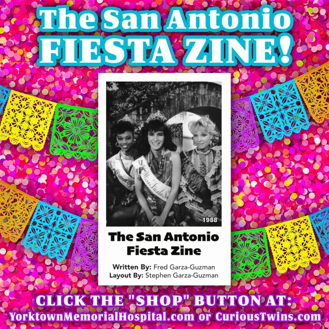 If you&rsquo;re interested in Texas history and San Antonio culture, this zine is for you! 

In our newest hand-crafted zine, we dig into Fiesta medals, cascarones and parades to examine the complex evolution of Fiesta San Antonio. This narrative tra