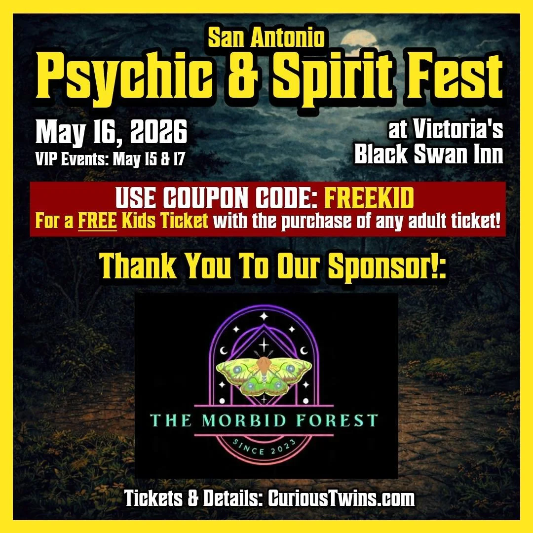 We are excited to welcome The Morbid Forest (@the_morbid_forest) as a sponsor for this year&rsquo;s festival! A true haven for fans of the macabre and the paranormal, they specialize in alternative crochet plushies inspired by cryptids like Mothman a
