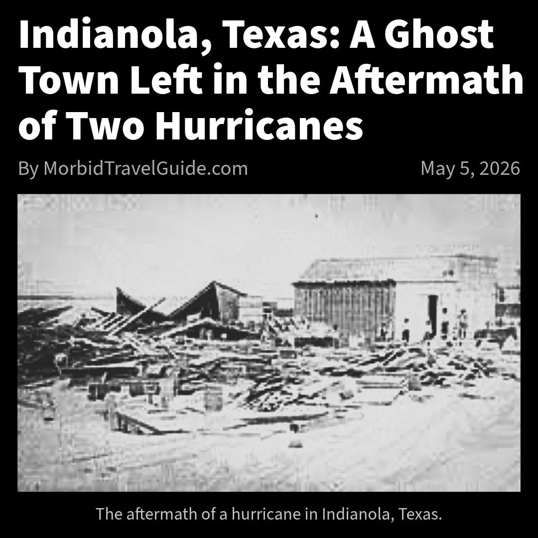 Indianola, Texas was once one of the busiest ports on the Gulf Coast. Today, it stands as a ghost town left in the wake of two hurricanes.

What remains is not buildings or streets, but shoreline, markers, and the quiet weight of what was lost. It is
