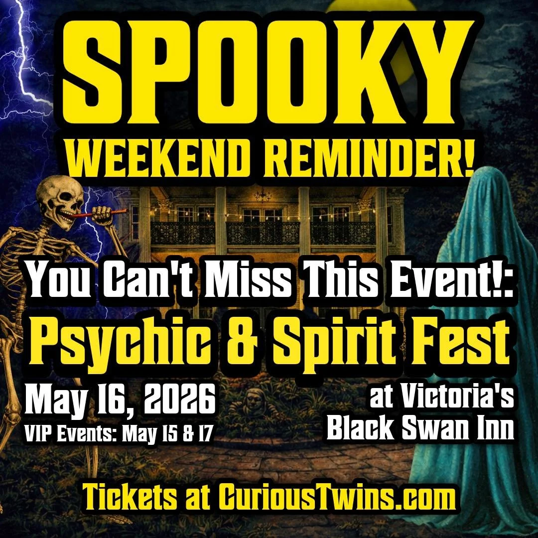 THIS WEEKEND!- The San Antonio Psychic and Spirit Fest returns to @victoriasblackswaninn🔮✨

Walk the grounds, hear the stories, and experience gallery readings, guest speakers traveling in from across the country, and guided tours all in one place.
