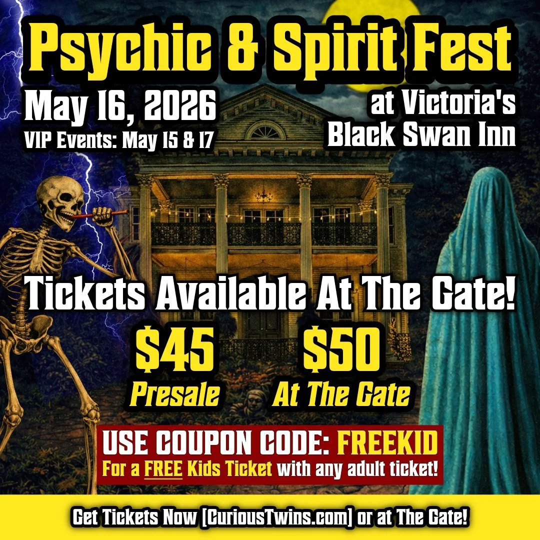 Psychic &amp; Spirit Fest tickets are STILL available for online presale and will be available at the gate on Saturday! 

$45 - General Admission Online Presale Tickets
$50 - Tickets Available in Person At the Gate

Guests will be welcomed at the ent