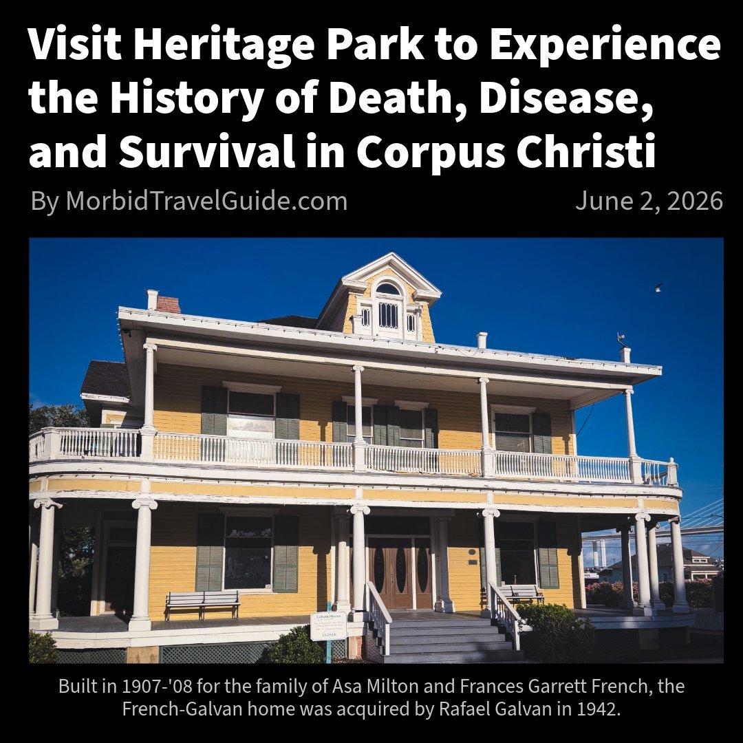 Many don&rsquo;t realize that tragedy and beauty often go hand and hand. One of Corpus Christi's most beautiful historic sites is also connected to death, a deadly Yellow Fever epidemic, and a catastrophic hurricane.

Our latest article explores the 