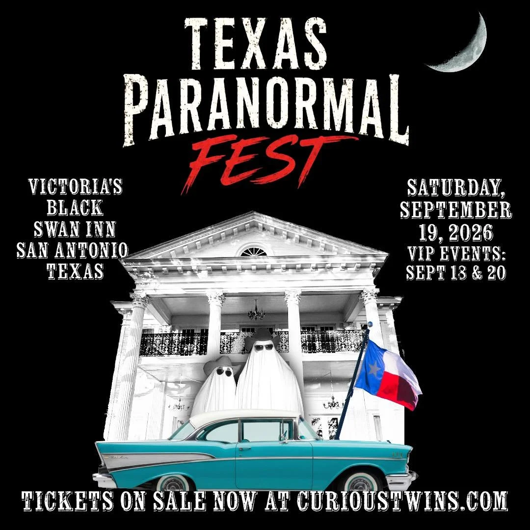 It&rsquo;s back! Texas Paranormal Fest returns to Victoria's Black Swan Inn on September 19, 2026, and tickets are on sale now at a special discounted early purchase price. Widely regarded as the unofficial kickoff to Halloween season in South Texas,