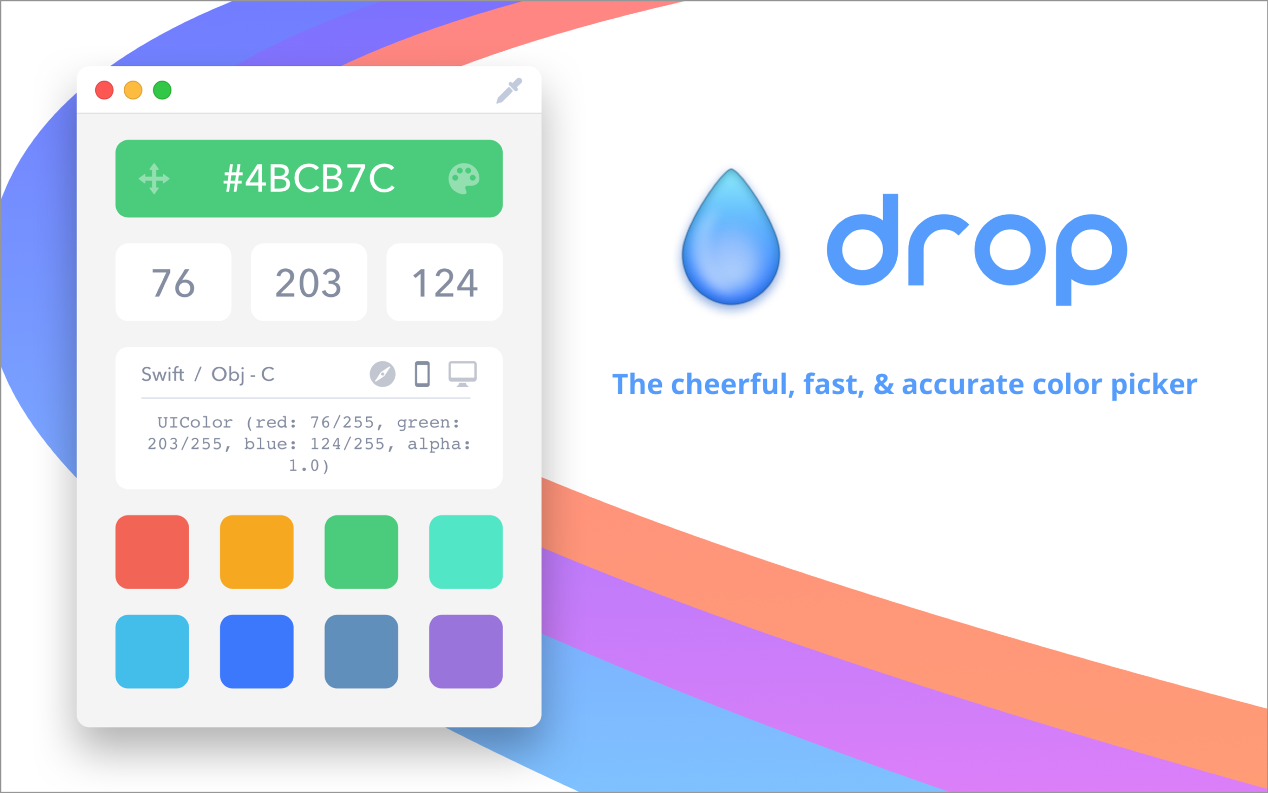 Drop: Mac color picker for developers