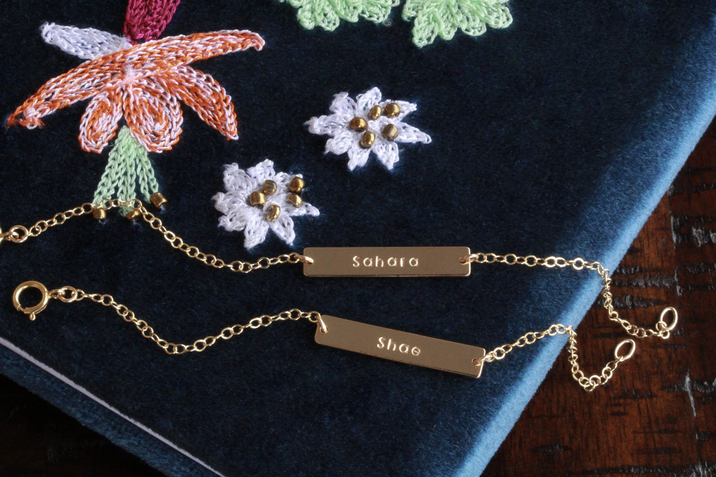 Mini Me Bar Bracelet, 14K Gold Fill, Bracelet - Stamped &amp; Co.