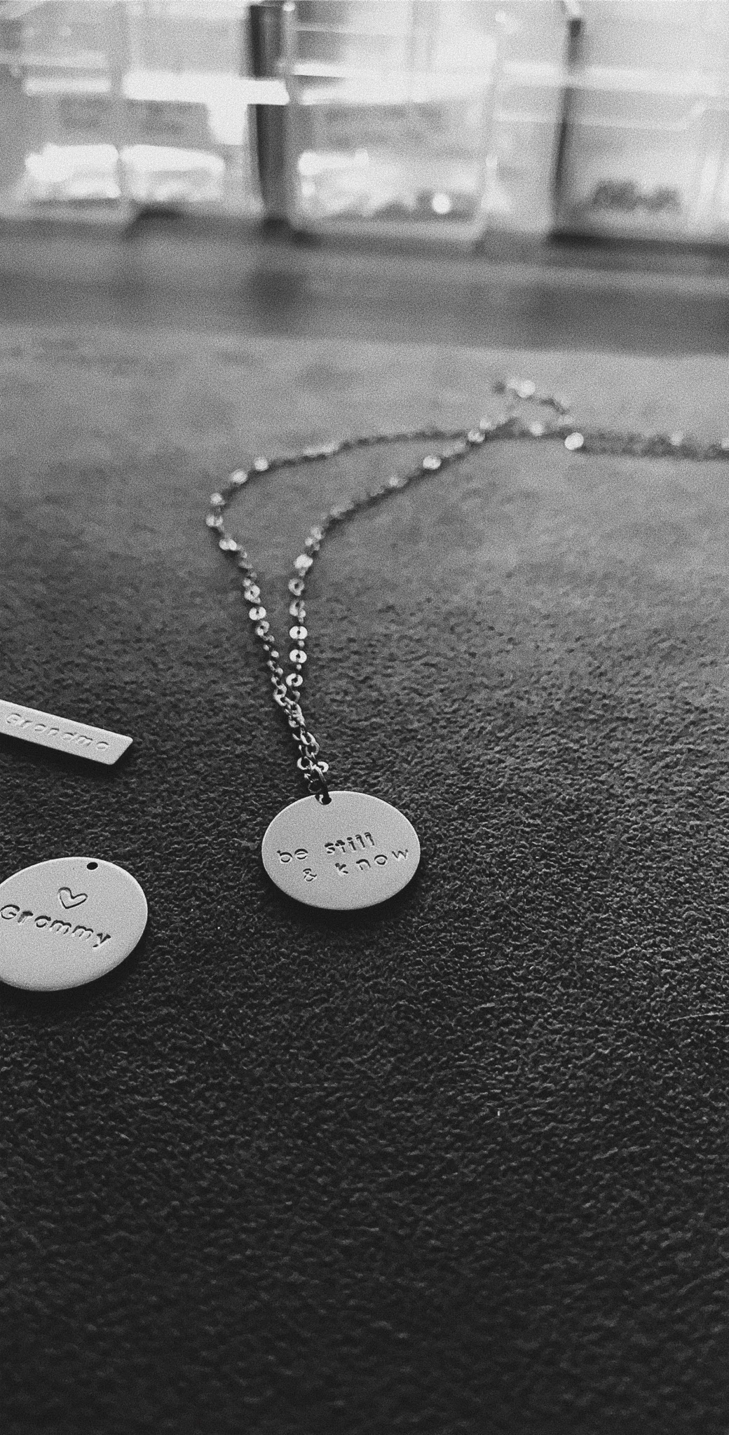 Hand Stamped, 14K Gold Filled 16mm Disc Necklace, Personalize - Stamped &amp; Co.