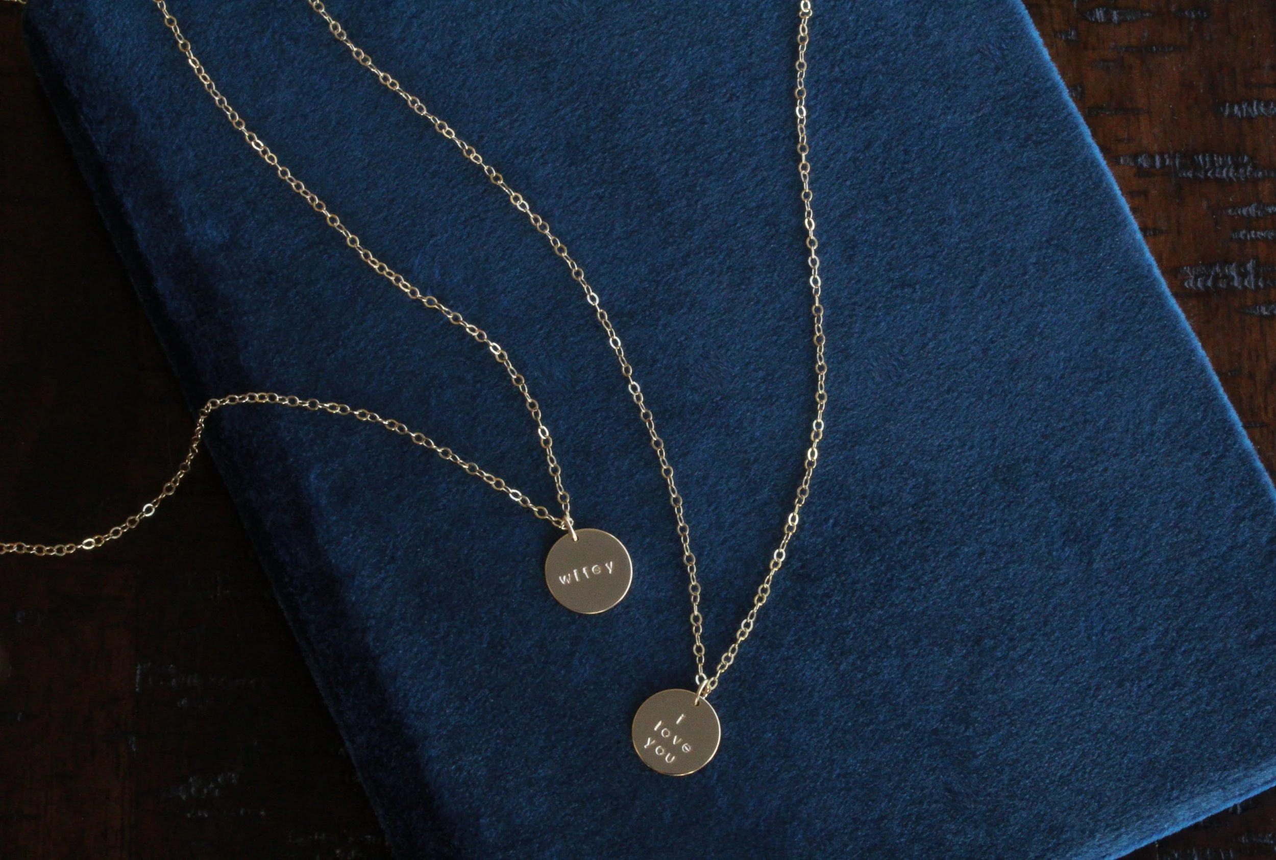 Add a Disc, Sterling Silver, 14K Gold Fill, 14K Rose Gold Fill, Personalize - Stamped &amp; Co.