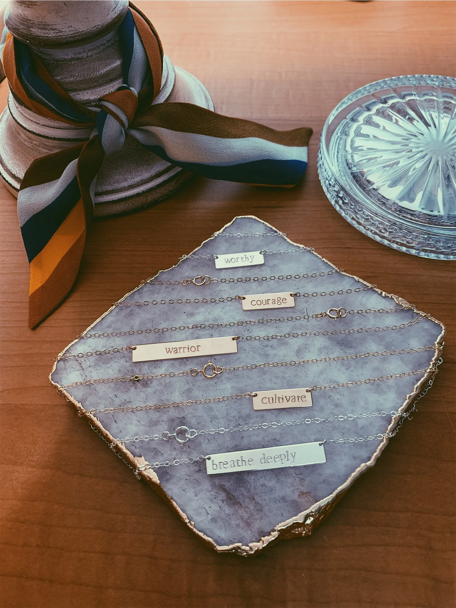 Tall Bar Necklace, 14K Gold Fill, Sterling Silver, Personalize - Stamped &amp; Co.