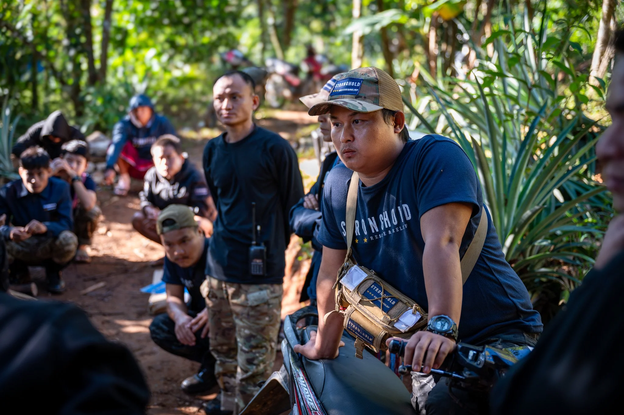 Stronghold Rescue & Relief team briefing before a field mission