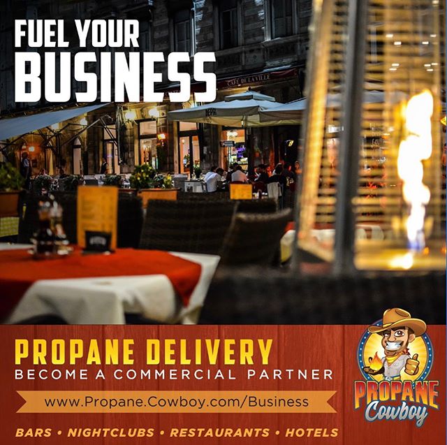 It&rsquo;s our guarantee that our clients will have gas and patio heaters available when they need them, even when unexpected needs arise. With @Propane_Cowboy you get reliable service and supplies at affordable prices. #fuelingyourcompany (link in b