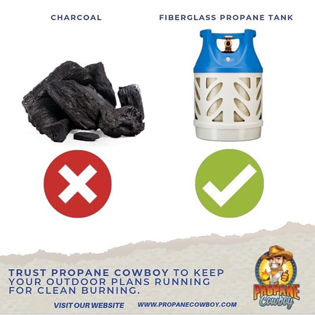 When it comes to grilling, propane is king, many BBQ pros turn to propane instead of charcoal for clean even heating. You can fuel many of your outdoor accessories with fiberglass propane tanks. 
Eco-friendly alternative 🍃

#propanecowboy #parilla #