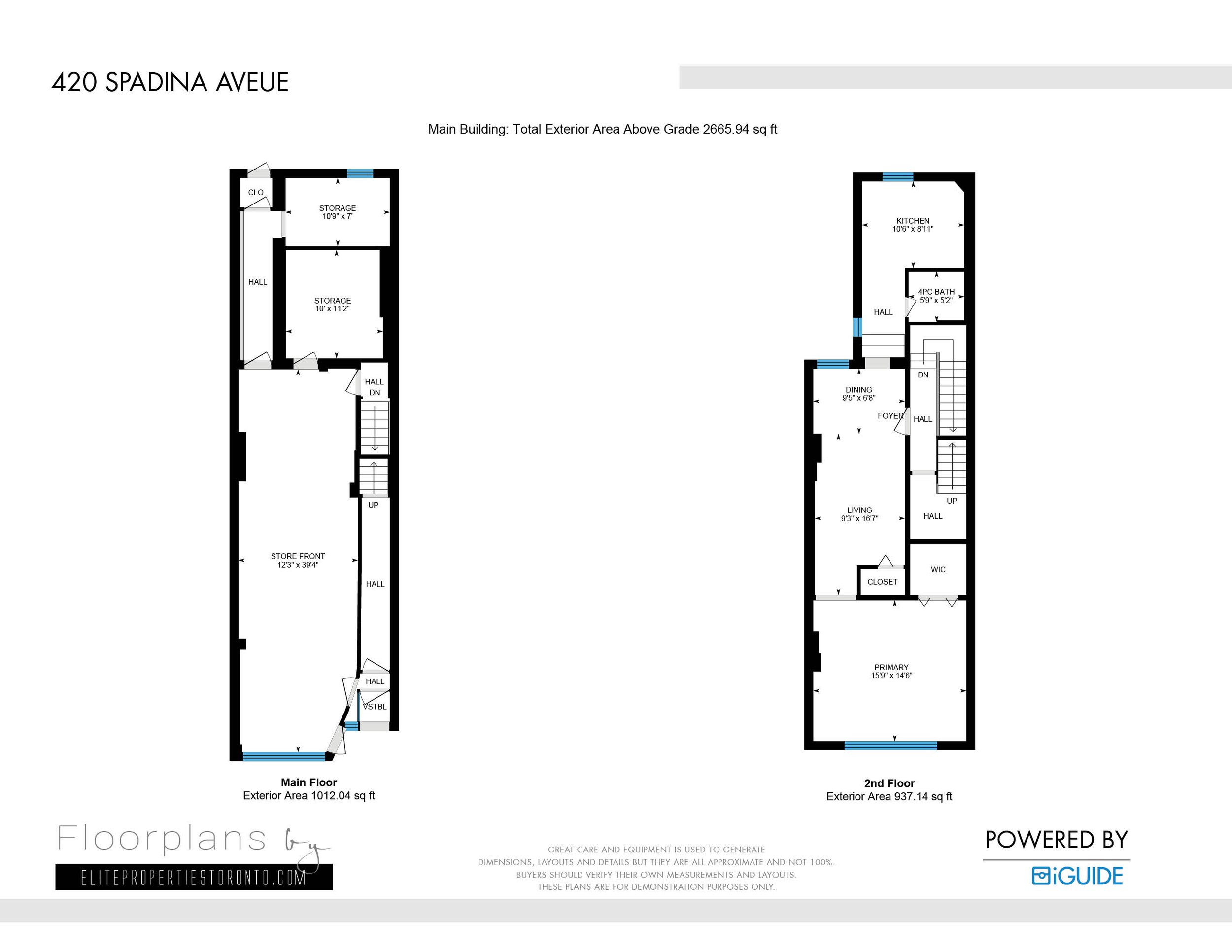 UPLOAD Floor plans By Elite Properties 420 Spadina Ave.jpg