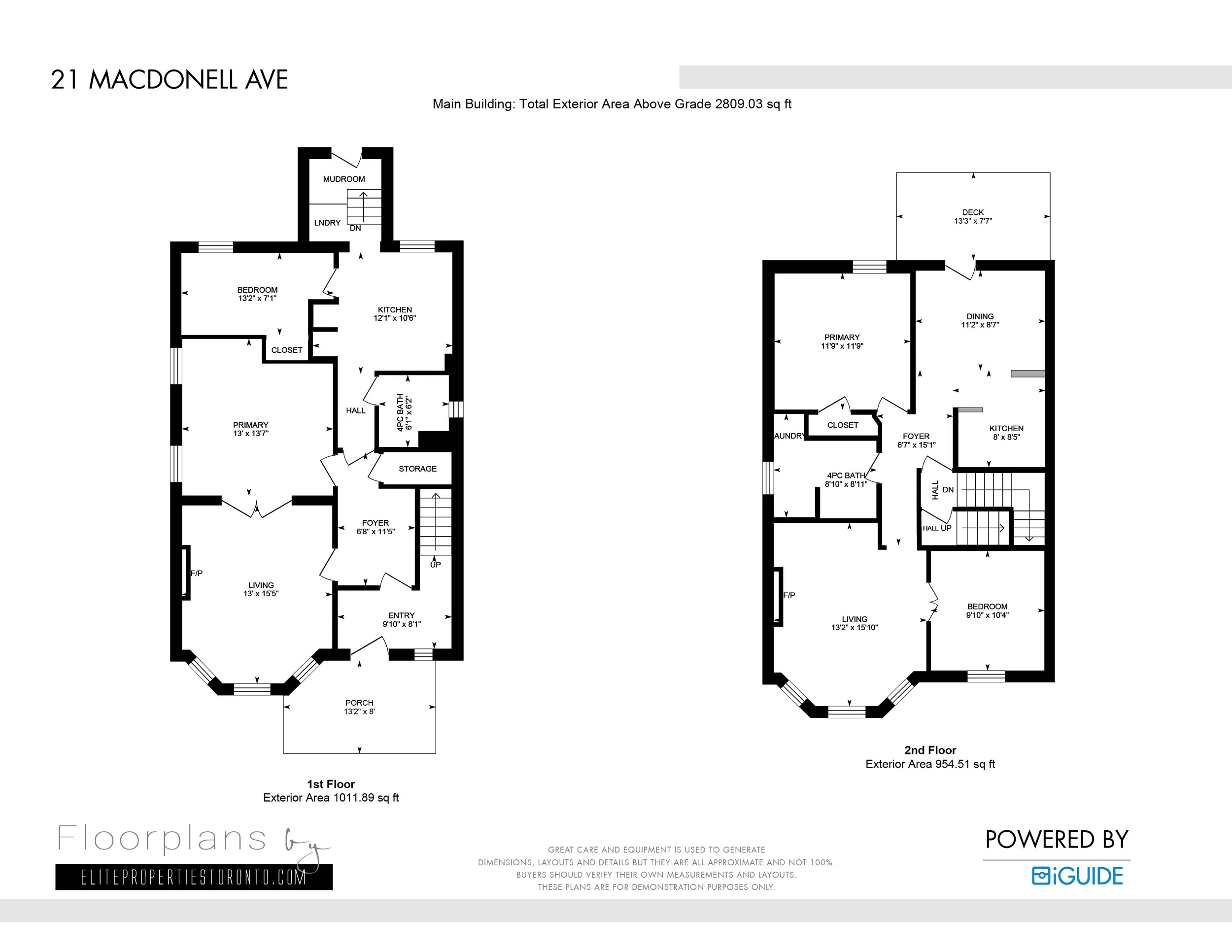 UPLOAD Floor plans By Elite Properties 21 Macdonell Ave.jpg