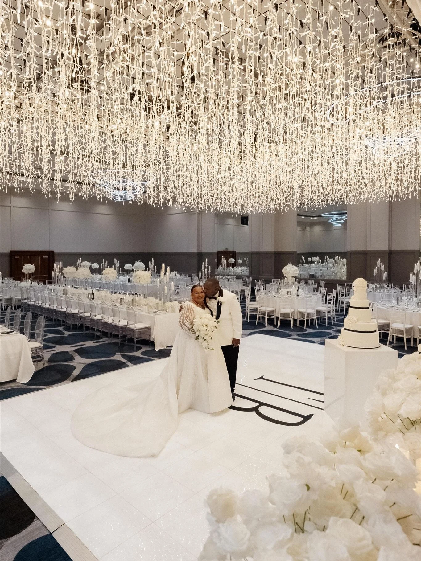 A love story painted in light, florals and pure magic ✨

For our beautiful couple, we transformed Far North Queensland into a world of luxury &mdash; beneath a ceiling of sparkling fairy lights, surrounded by thousands of floral stems and hundreds of