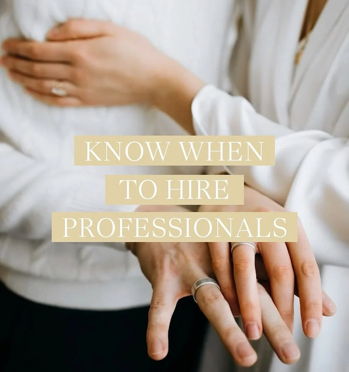 Say Yes to Stress-Free Wedding Planning! 

Let the Pros Handle the Details for Your Dream Day! 

Discover the Benefits of Hiring Wedding Professionals Now!

As a newly engaged couple, it&rsquo;s completely normal to feel overwhelmed by the sheer numb