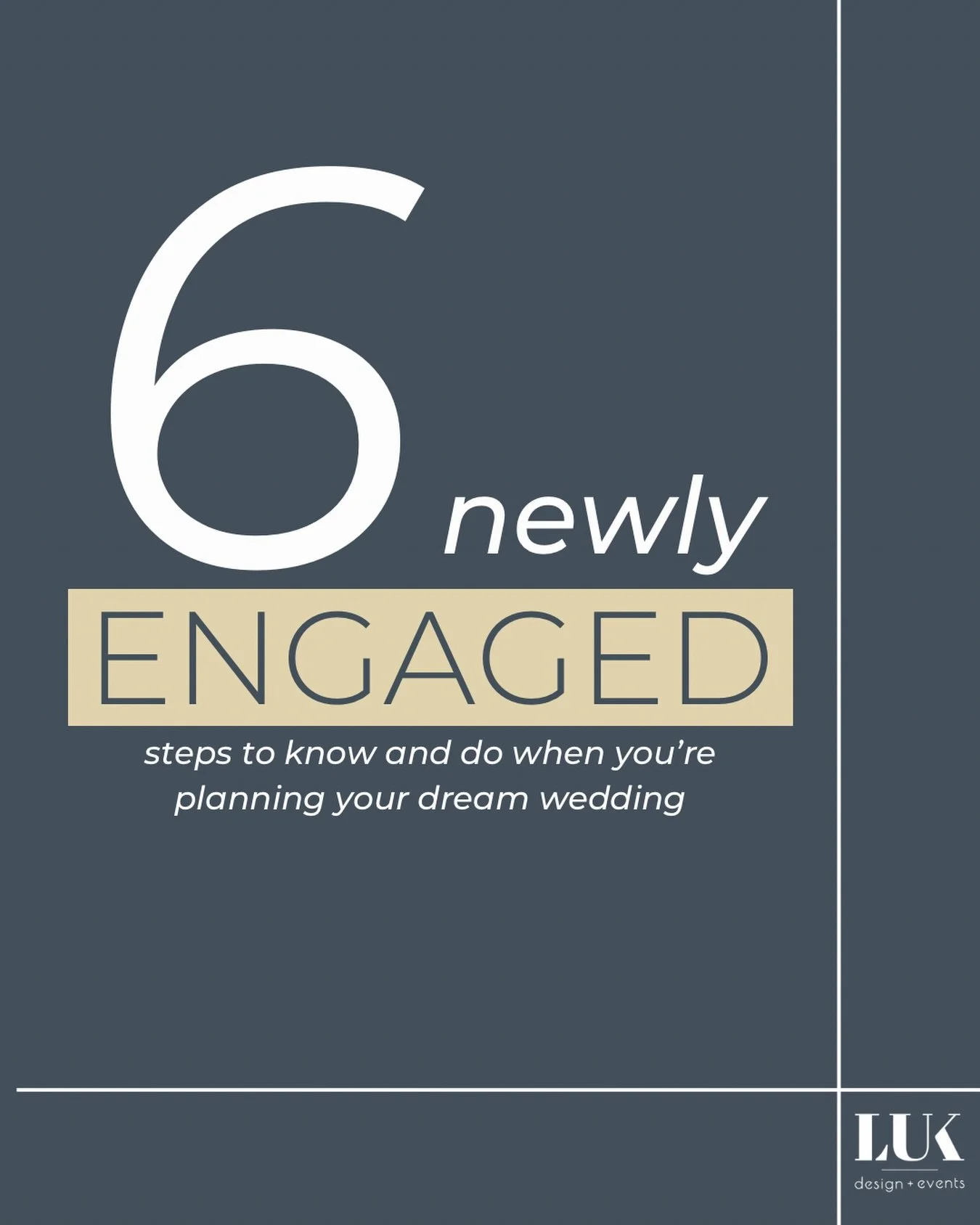 ✨ 6 things to know and do when you&rsquo;re newly engaged

1️⃣ Share the news
Tell your family and friends so they can celebrate you properly. This season deserves to be shared, not rushed past.

2️⃣ Choose a date or at least a month
Pick something m