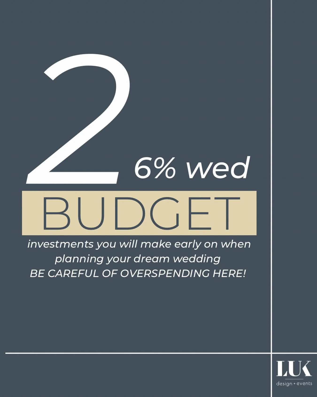 W E D D I N G  B U D G E T S // Let&rsquo;s be honest&hellip;

A simple rule we guide our couples by 
&mdash; Spend around 6% of your total budget on photography 
And 6% on videography 

So on a $100k wedding 
That&rsquo;s about $6k for each.

Recent