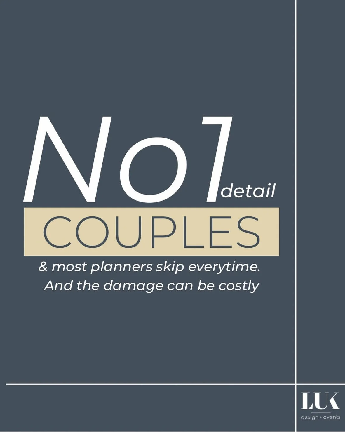 THE MOST OVERLOOKED WEDDING DETAIL 
(THAT CAN SAVE YOUR ENTIRE DAY)

You can have the most breathtaking styling, the best vendors, the tightest timeline&hellip; and still have one unexpected moment change everything.

As an experienced wedding planne