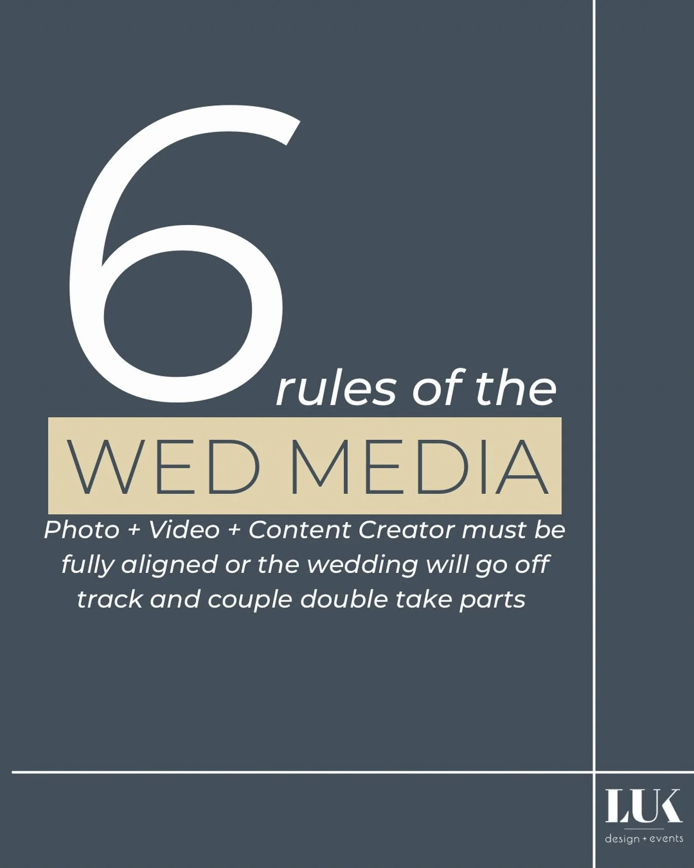 THE 6 RULES THAT CONTROL YOUR WEDDING DAY CONTENT FLOW 🎥📸

(And why structure is what separates chaos from cinematic)

There&rsquo;s a difference between having photography, videography and content creators on your wedding day&hellip; and having th