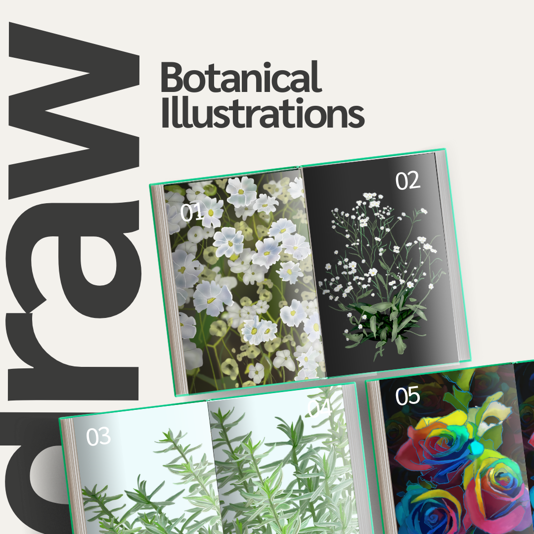 Botanical Digital Illustrations