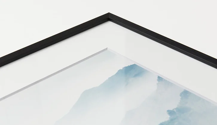 Thin Black Frame with a Print
