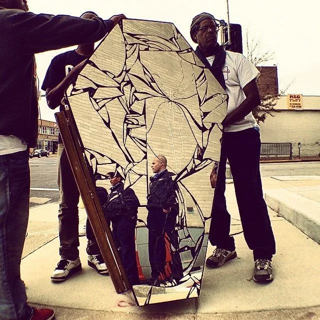 Activist and organizer, Derek Laney, one of the creators of the Mirror Casket