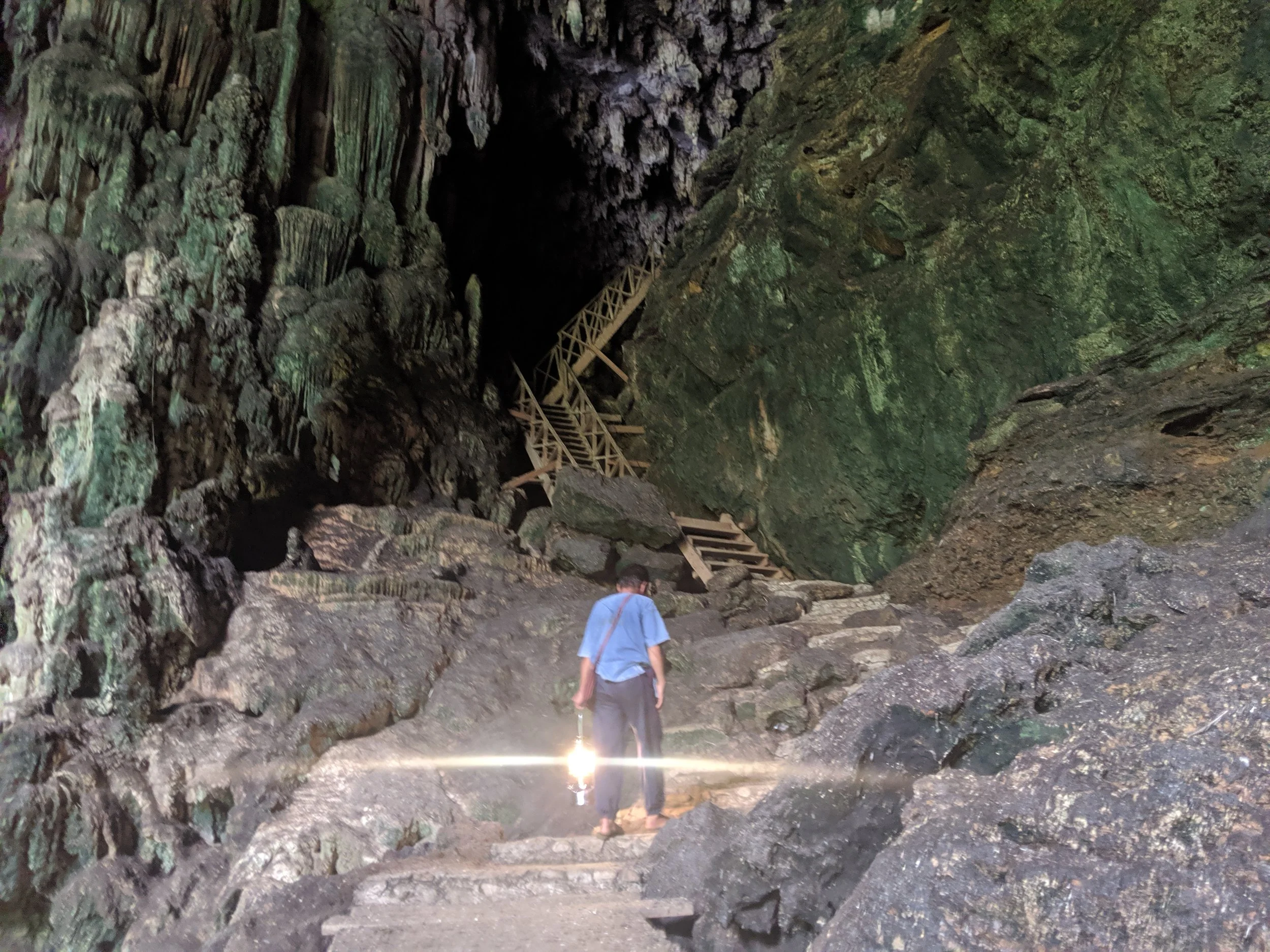  Into the caves 