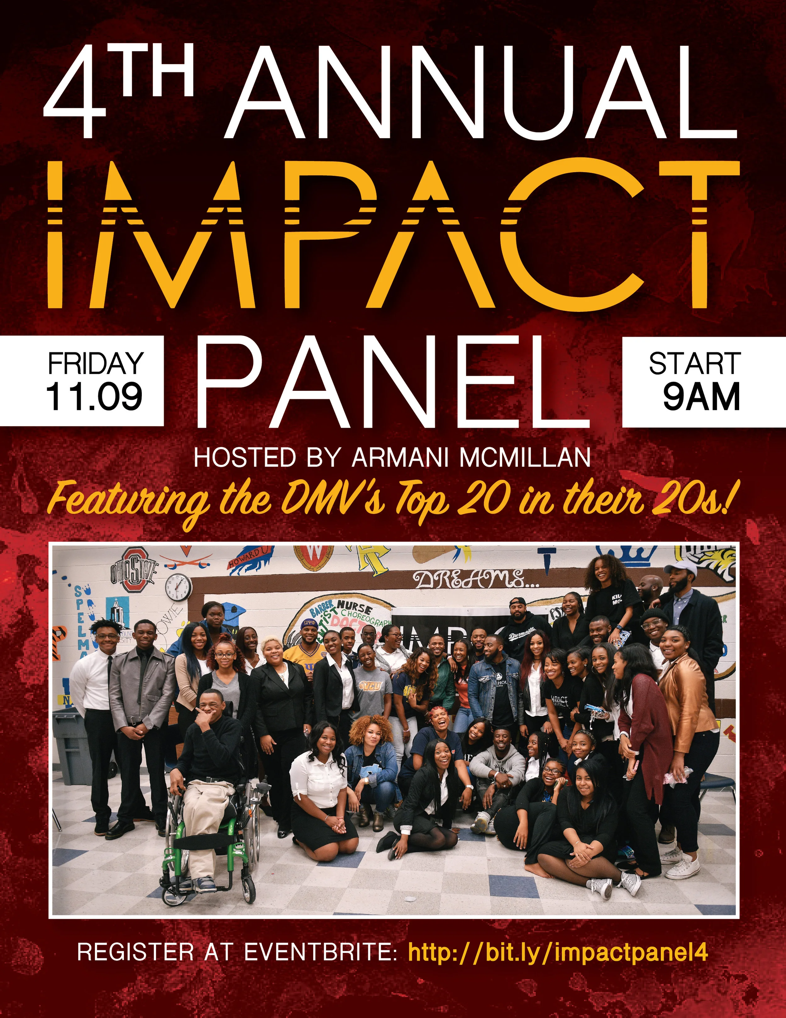 Flier for IMPACT dmv, Inc. Designed by S. Robinson