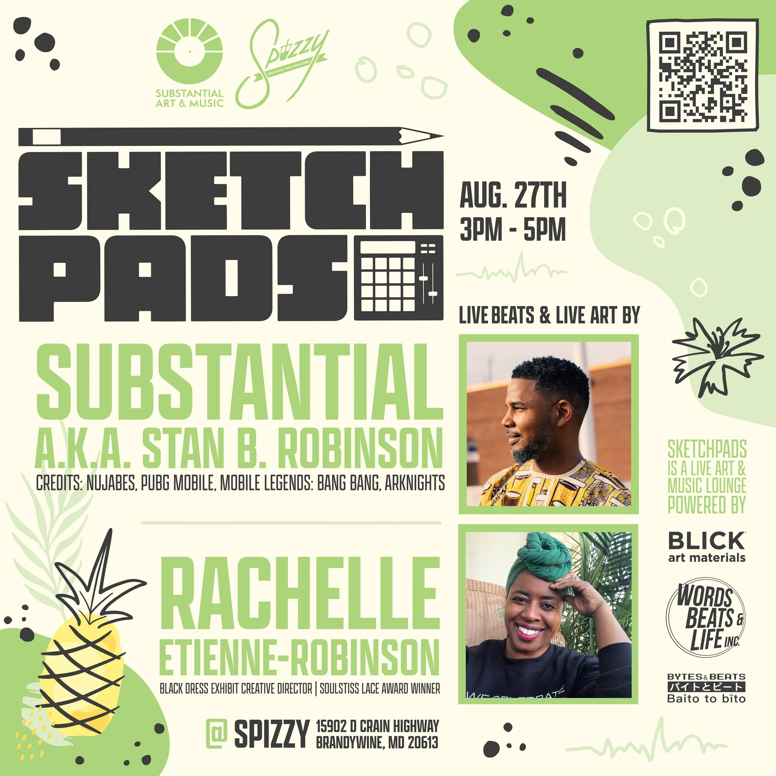 SketchPads at Spizzy