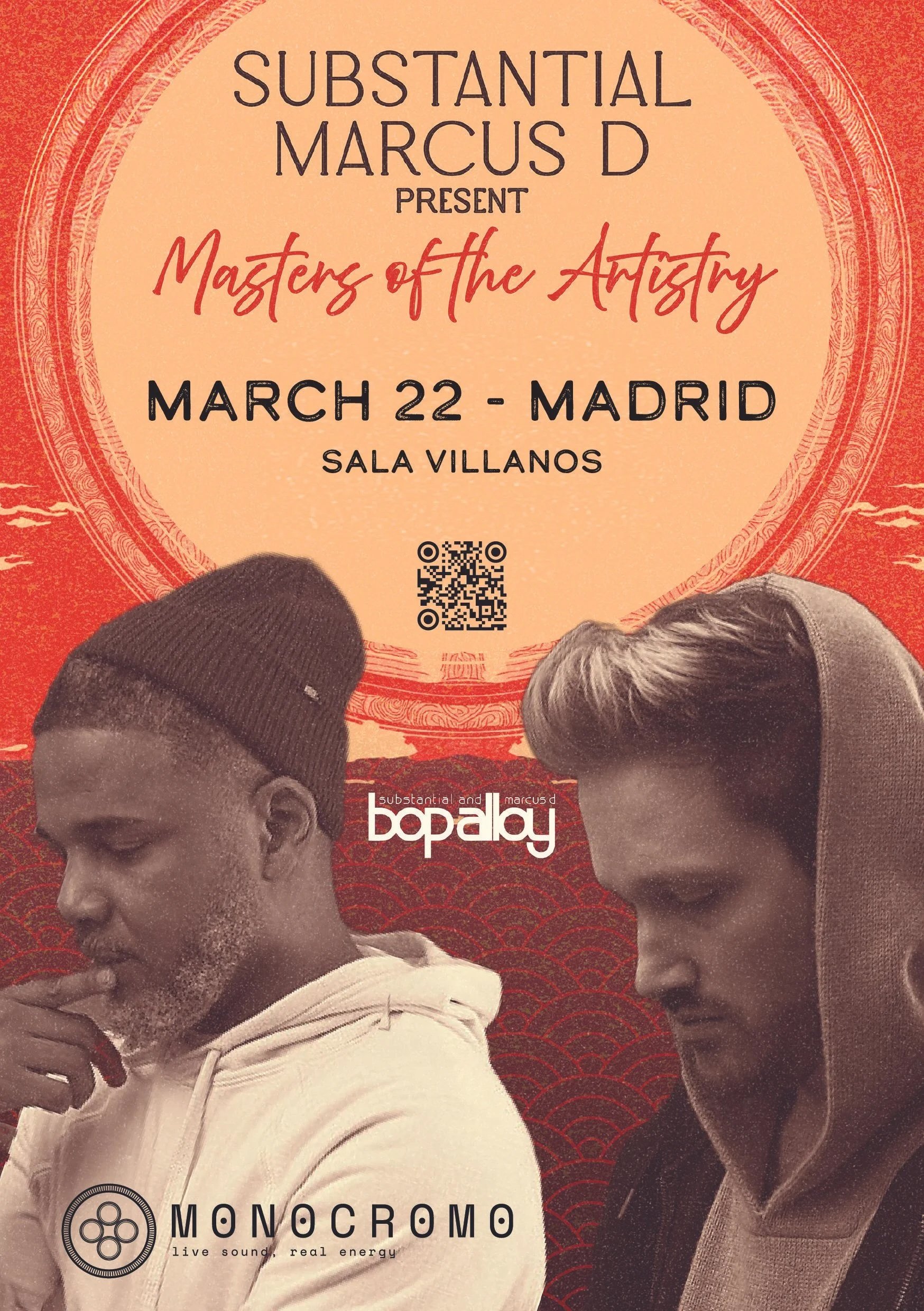Substantial &amp; Marcus D presents: Bop Alloy - EU Tour 2026 - Madrid, Spain