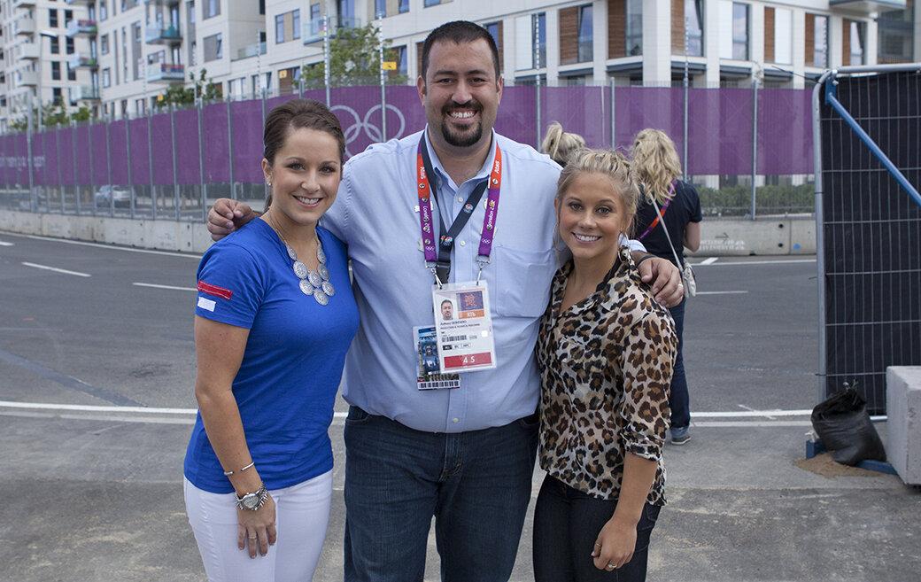 Working Social Media Content Creation with Olympic Athletes Carly Patterson and Shawn Johnson