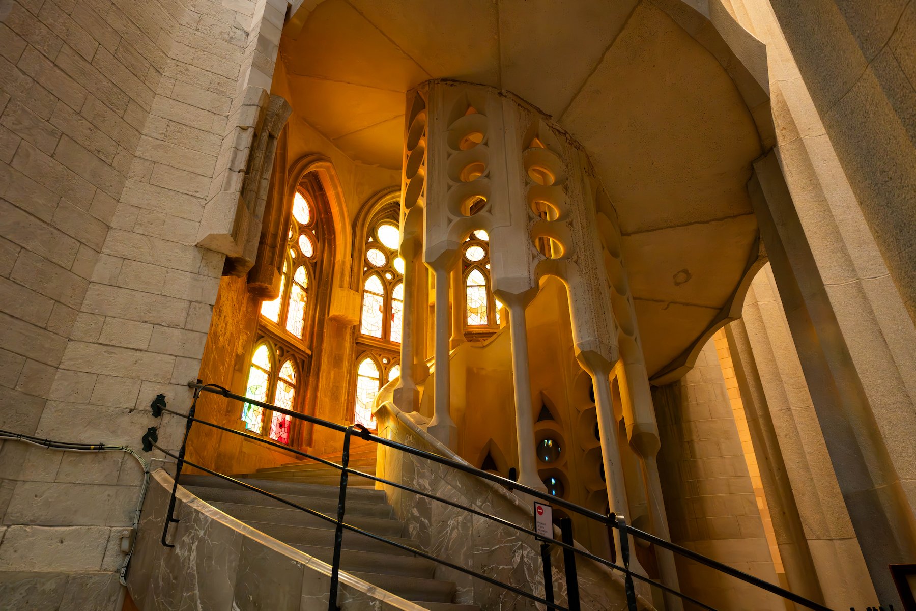 inside sagrada familia staircase.jpg