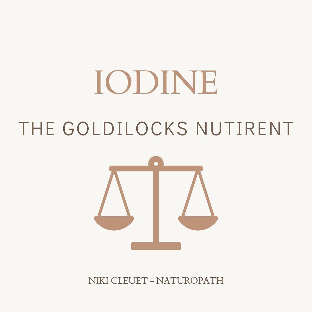 Iodine. I spend A LOT of time talking about this nutrient in consultations, not only to my thyroid patients but to my patients with fertility issues, menstrual cycle irregularities and women&rsquo;s health issues as well. Iodine is a nutrient we requ