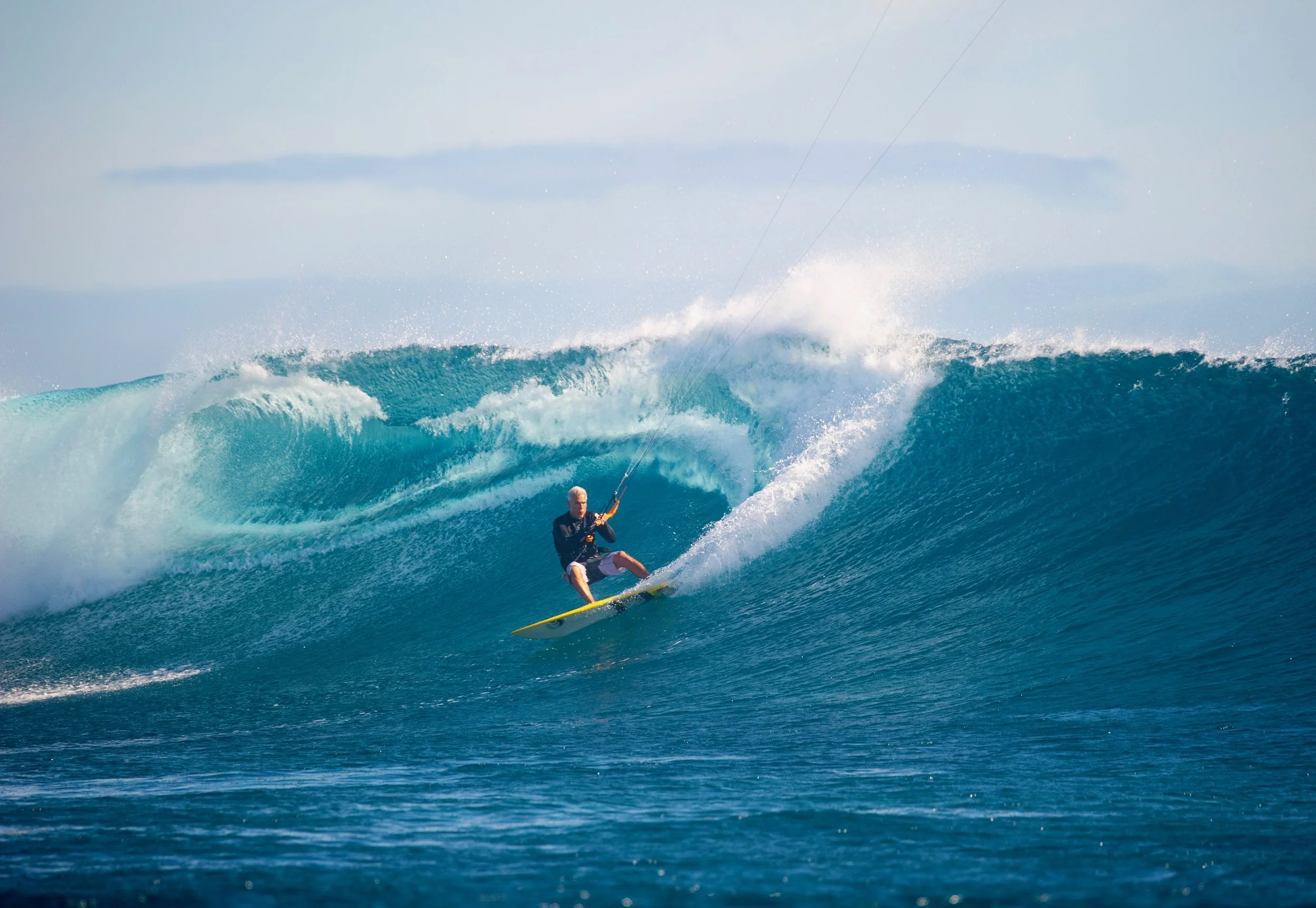 Kitesurfing Cloudbreak, Fiji