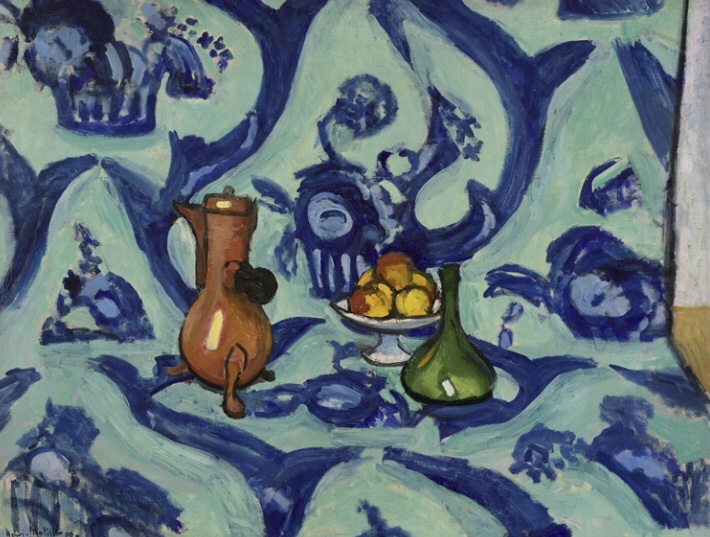 Nature morte en camaïeu de bleu, 1909. Collection Chtchoukine, Musée de l’Ermitage, Saint Petersbourg
