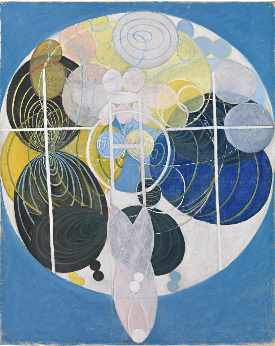 Hilma af Klint, The Large Figure Paintings, No 5, Group III, 1907
