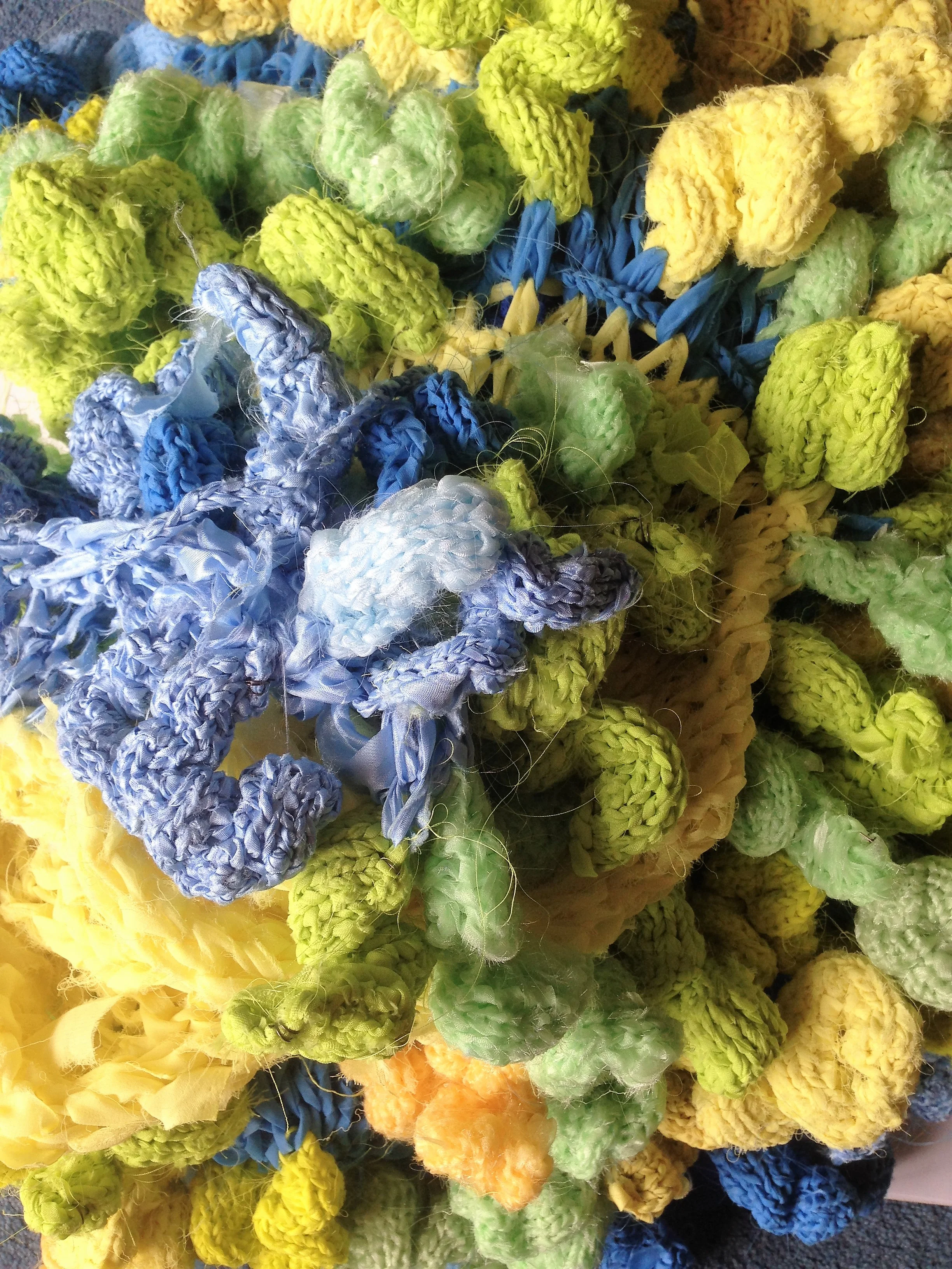  Finished Piece: Close-up of spirals 