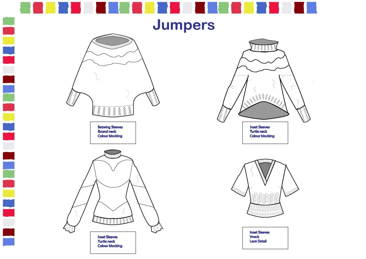  Adobe Illustrator: Flat sketches 