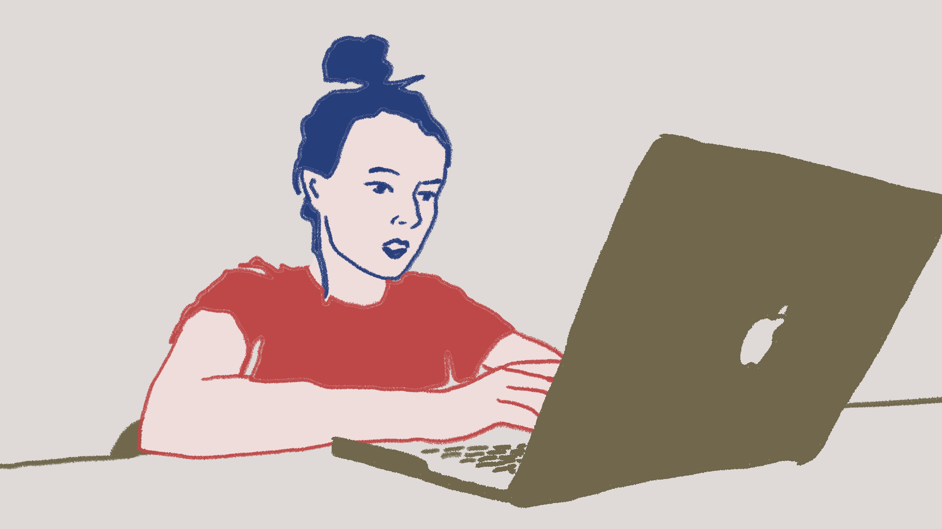 I use digital rotoscope approach to make the visual style of the film look more relatable, also I change the way I draw people everythime the protagonist got distracted.