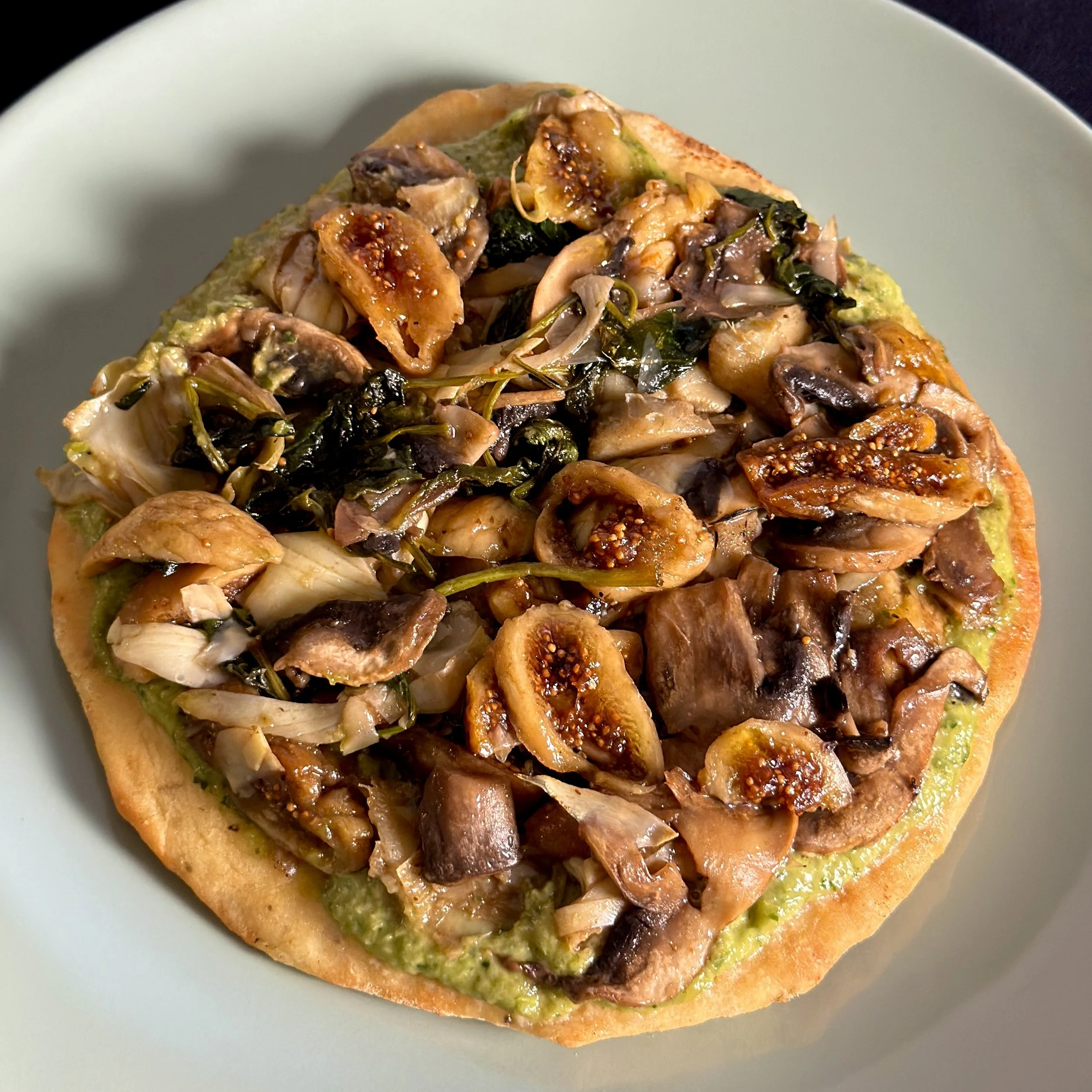 Vegetarian Oaxaca Flatbread