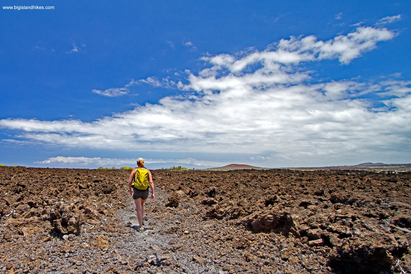Hiking Across Lava to Makalawena Beach