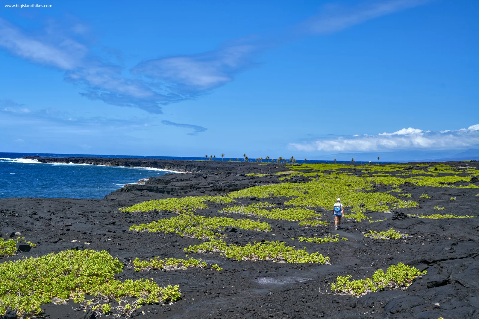 Hiking toward ʻĀpua Point